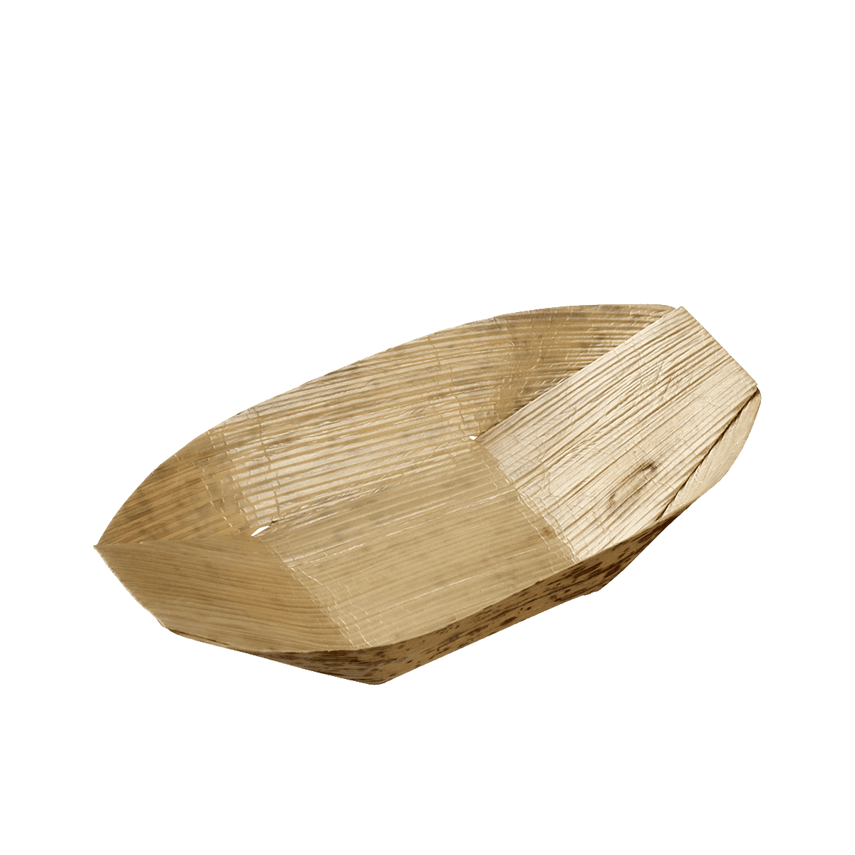 Jonque feuille bambou 90x45x20mm - Solia - Service de table jetable - - La Guilde Culinaire