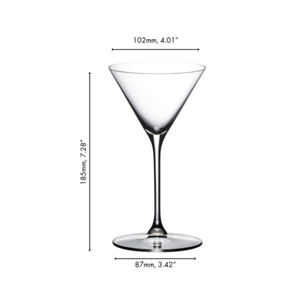 Verre à Martini/Cocktail GRAPE (Boîte de 2) - Riedel - Verre à cocktail - - La Guilde Culinaire