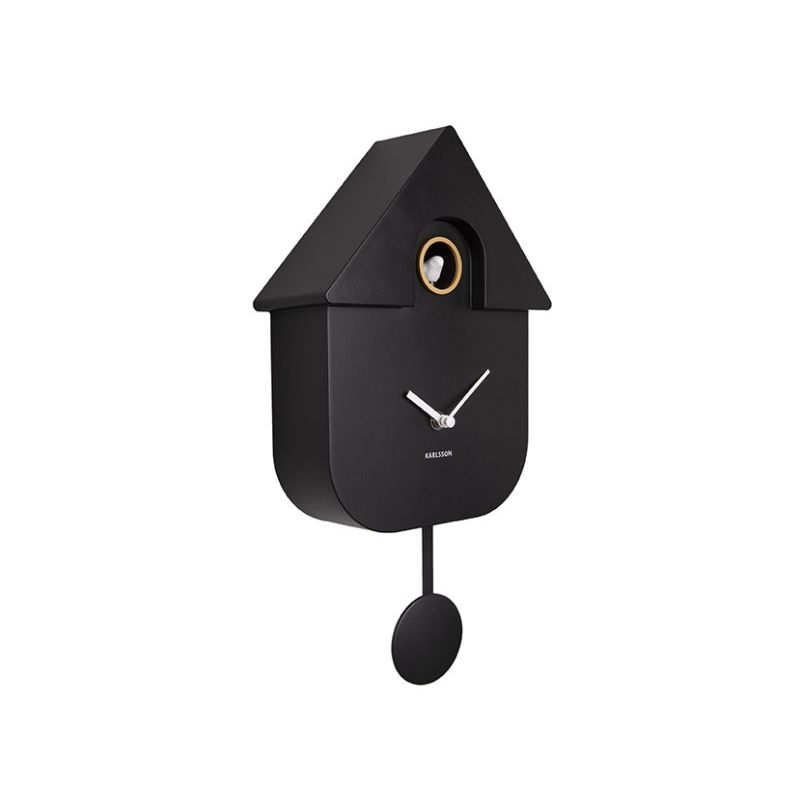 Horloge "The Modern Cuckoo" Noir - Horloge Karlsson - Horloge - M5-KMC-BK01 - La Guilde Culinaire