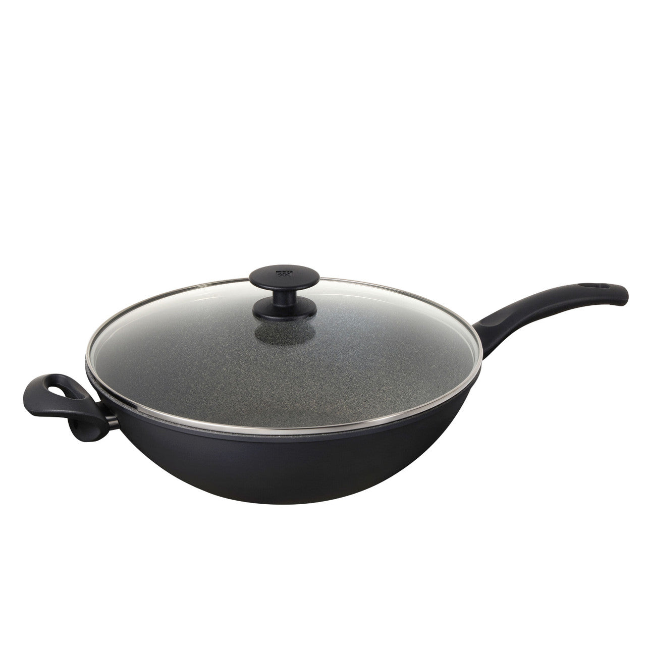 Wok antiadésif en granitium avec couvercle de 32 cm - Zwilling - Sauteuse - - La Guilde Culinaire
