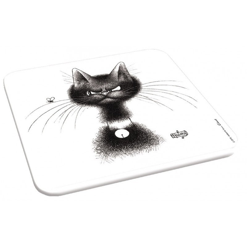 6 dessous de verres Assortiment de chats 1 - Chats Dubout - Editions Clouet - Dessous de verre - - La Guilde Culinaire