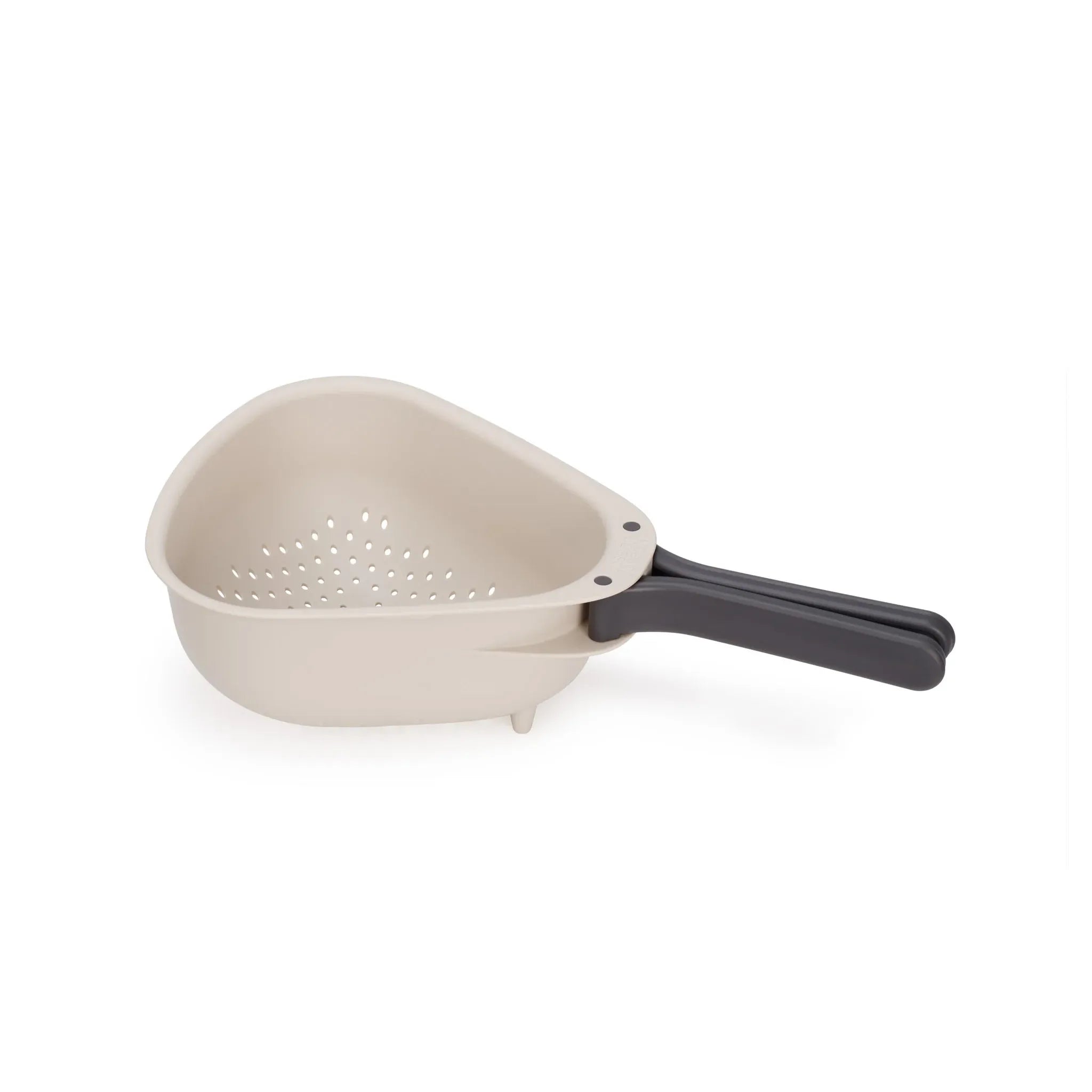 Grande passoire blanche Droplet avec poignée pliable - Joseph Joseph - Passoire et écumoire - - La Guilde Culinaire