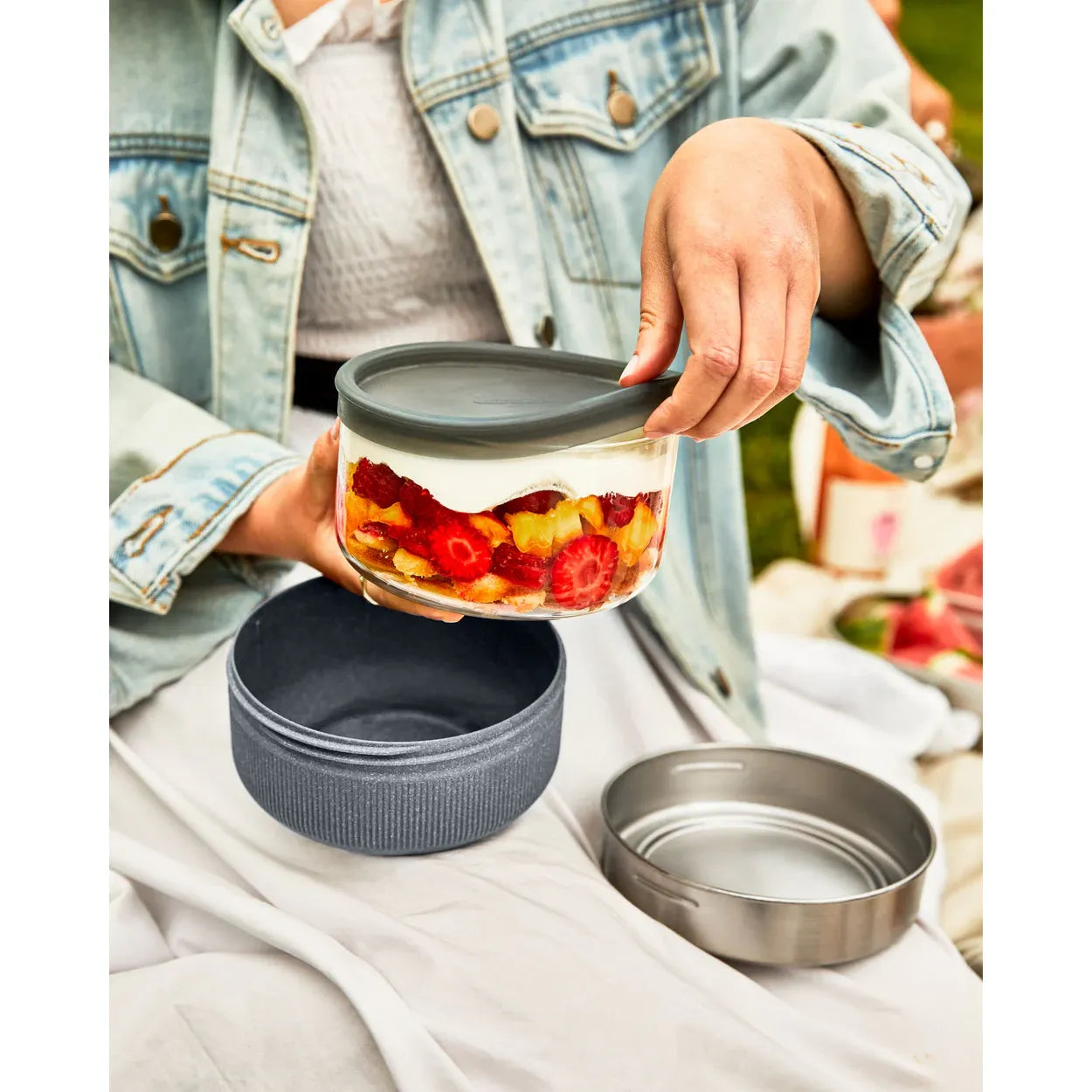 Pot-repas en verre - Black + Blum London - Boîte à repas - - La Guilde Culinaire