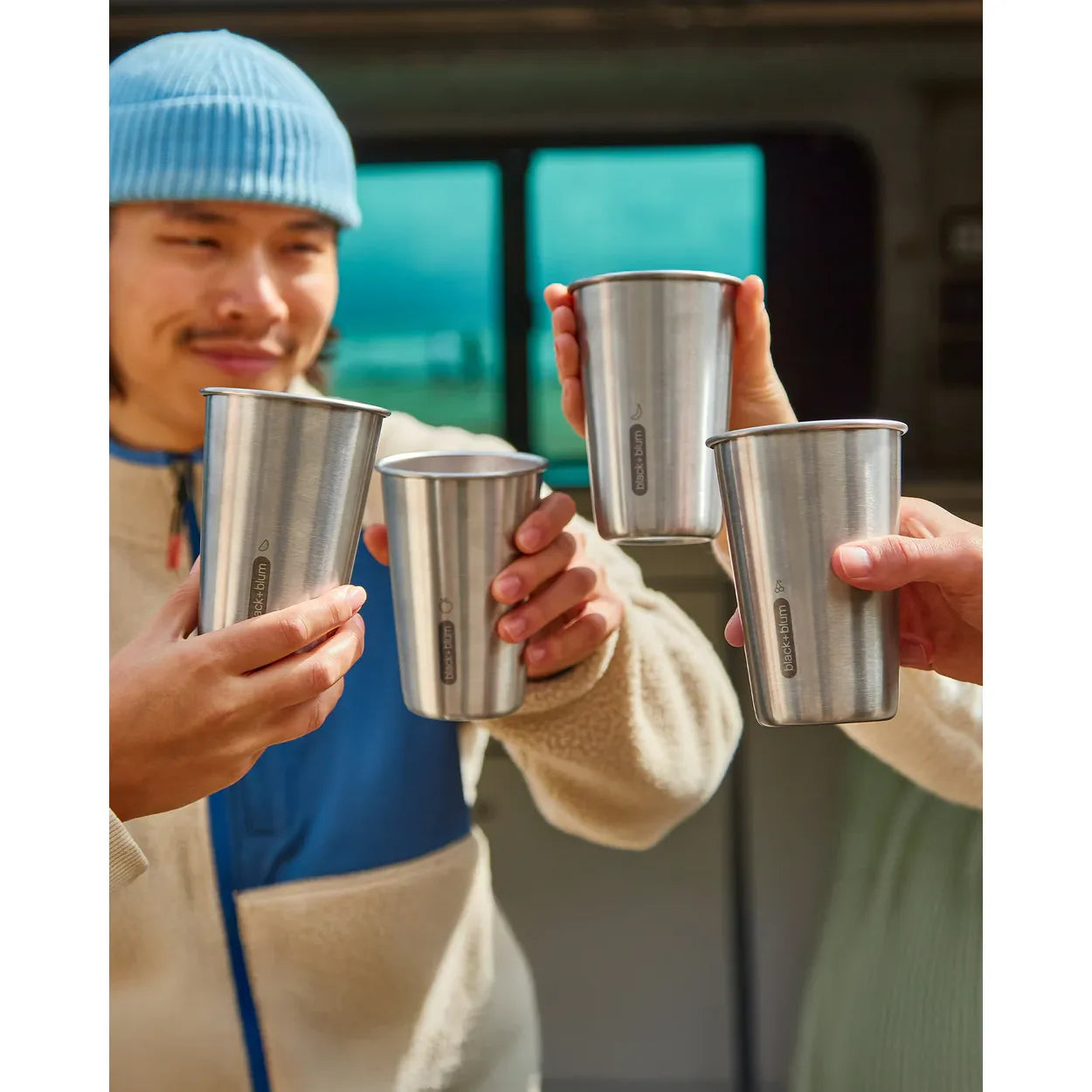 Set de tasses en inox - Black + Blum London - Goblet - - La Guilde Culinaire