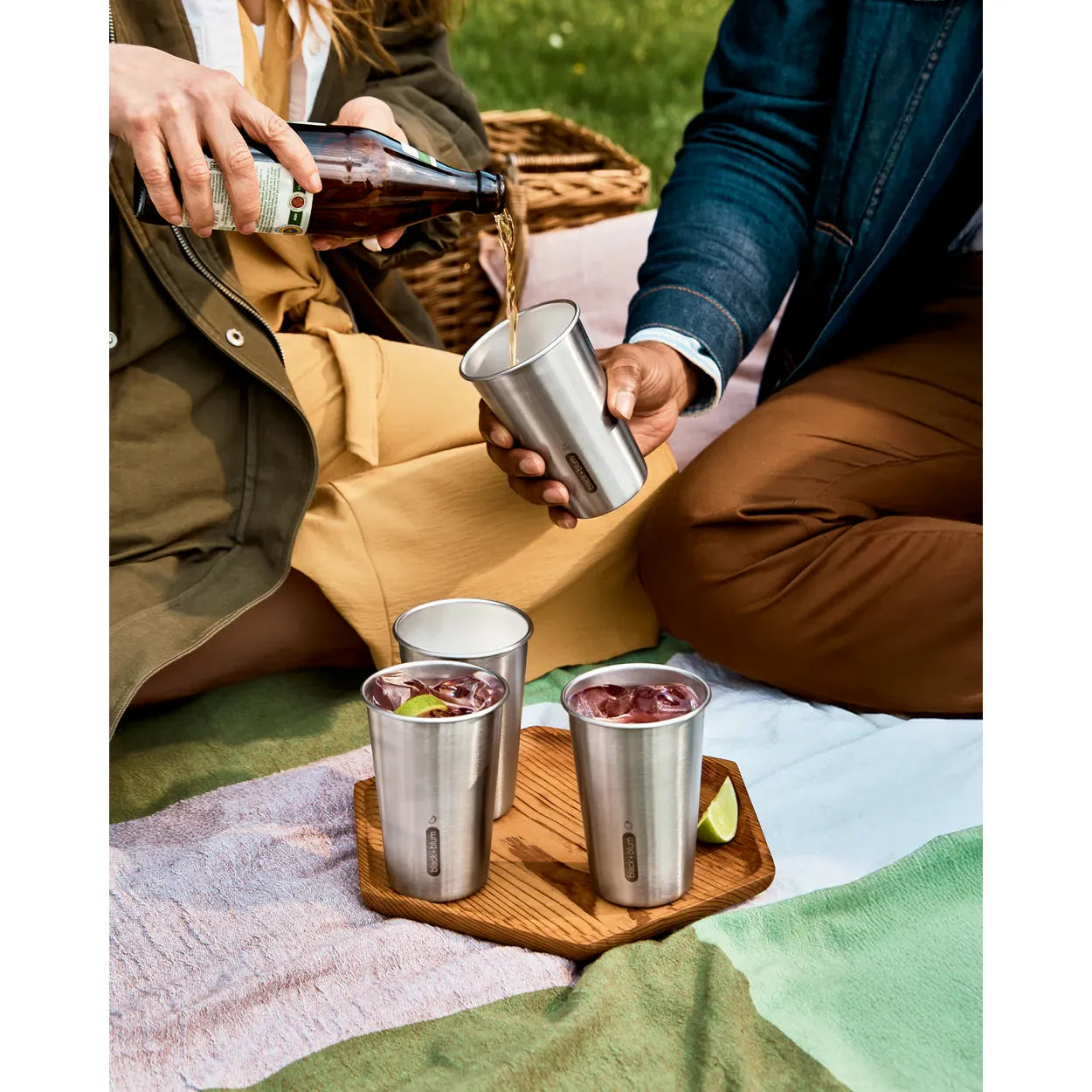 Set de tasses en inox - Black + Blum London - Goblet - - La Guilde Culinaire