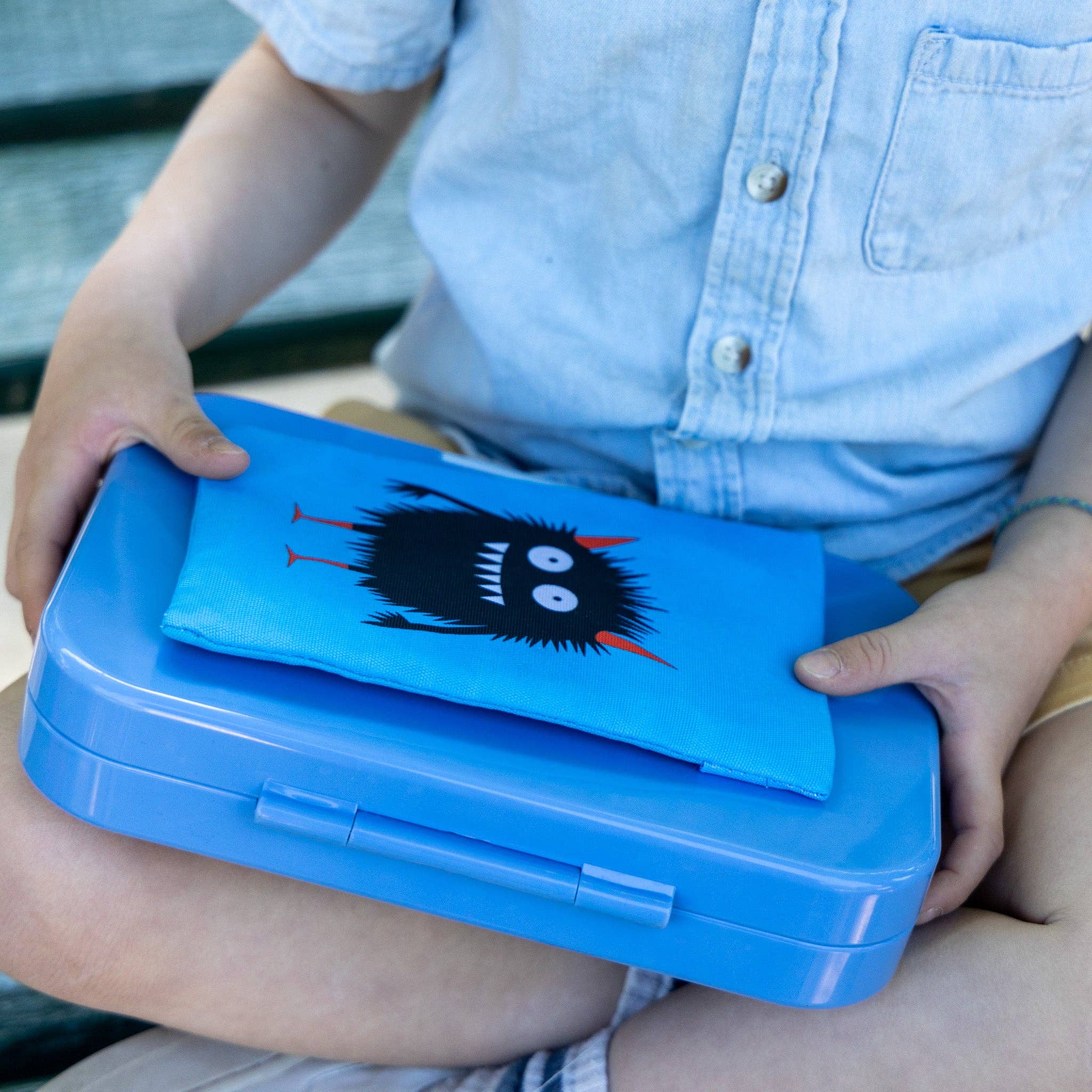 Packs de glace en gel avec housses en tissu 2 pièces – Monstre et requin - Yumbox - Boîte à repas - - La Guilde Culinaire