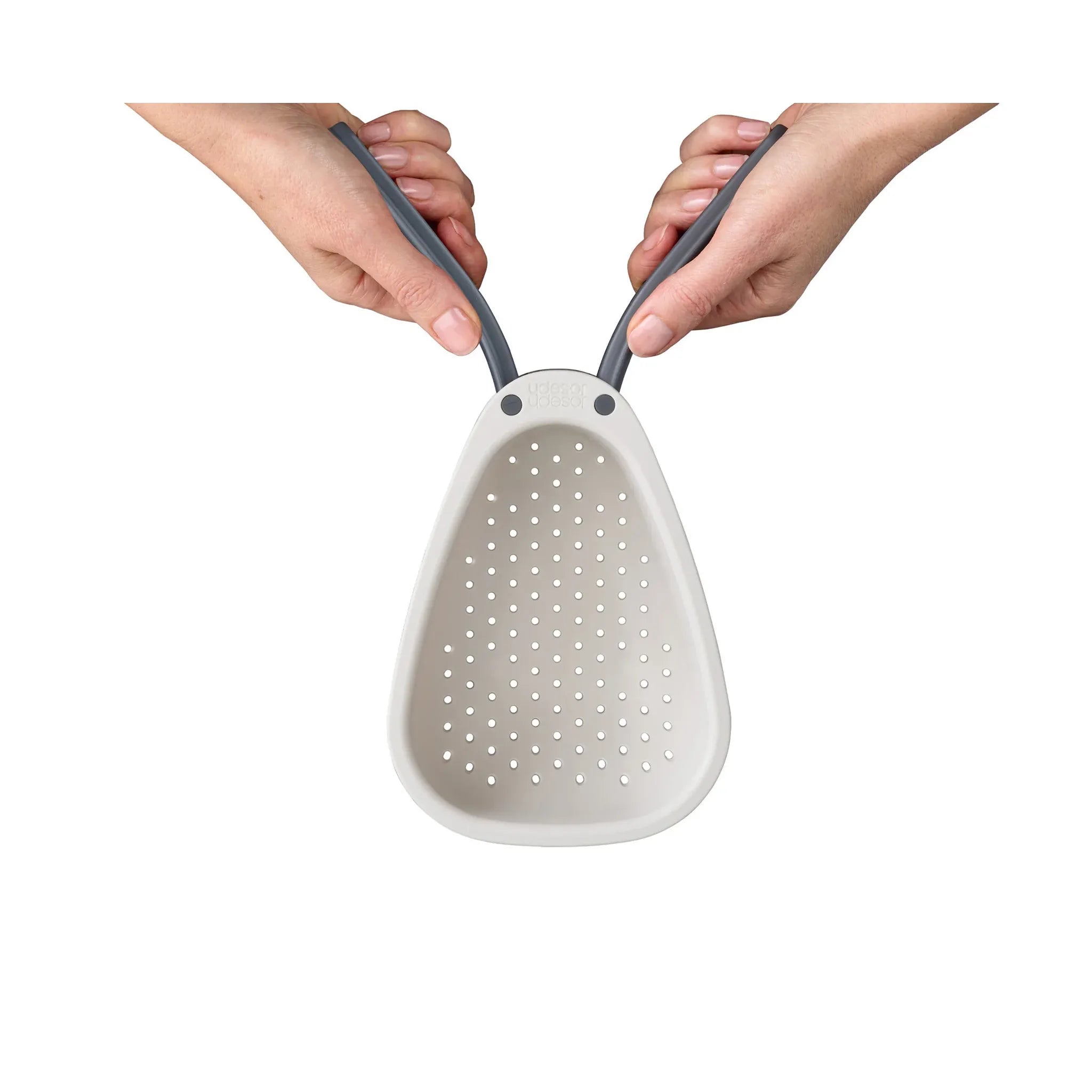Mini passoire blanche Droplet avec poignée pliable - Joseph Joseph - Passoire et écumoire - - La Guilde Culinaire