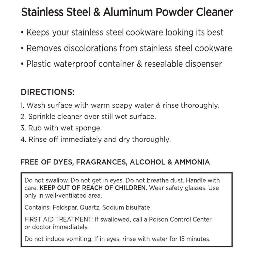 Nettoyant et polish pour acier inoxydable et aluminium, 340 g - All-Clad - Nettoyant - - La Guilde Culinaire