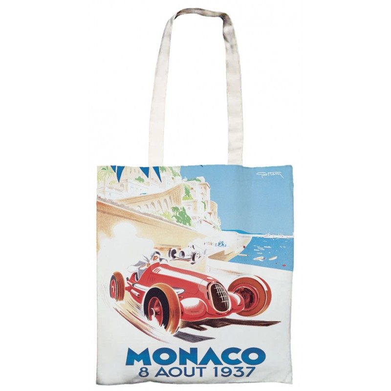 Sac Cabas Coton - Grand Prix de Monaco de 1937 - Editions Clouet - Sac cabas - - La Guilde Culinaire