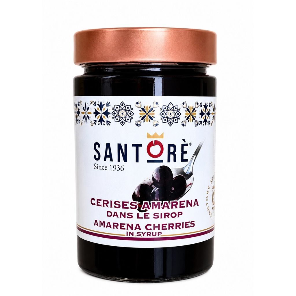 Cerises Amarena 125gr - Santorè - Alimentaire - SASRAMSC2022/212 - La Guilde Culinaire