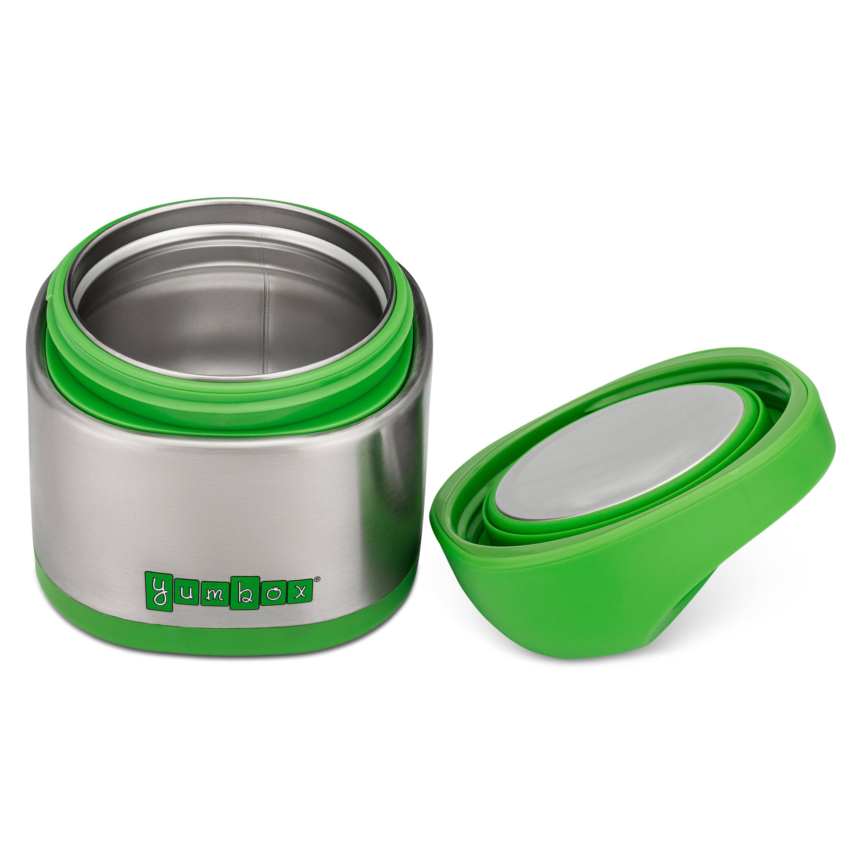 Yumbox Cubi - Bocal alimentaire isotherme pour enfants 300 ml - Vert pomme - Yumbox - Boîte à repas - - La Guilde Culinaire