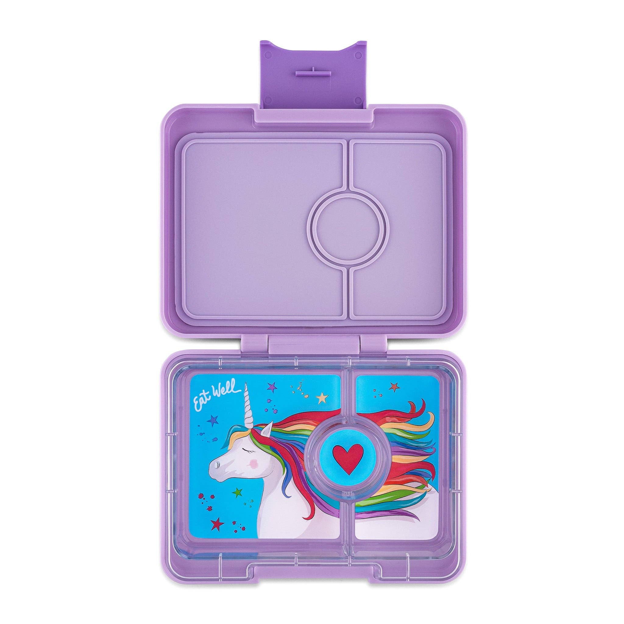 Yumbox Snack - Boîte à Lunch Bento de Petite Taille Licorne Lavande Violette - Yumbox - Boîte à repas - LPSN202409U - La Guilde Culinaire