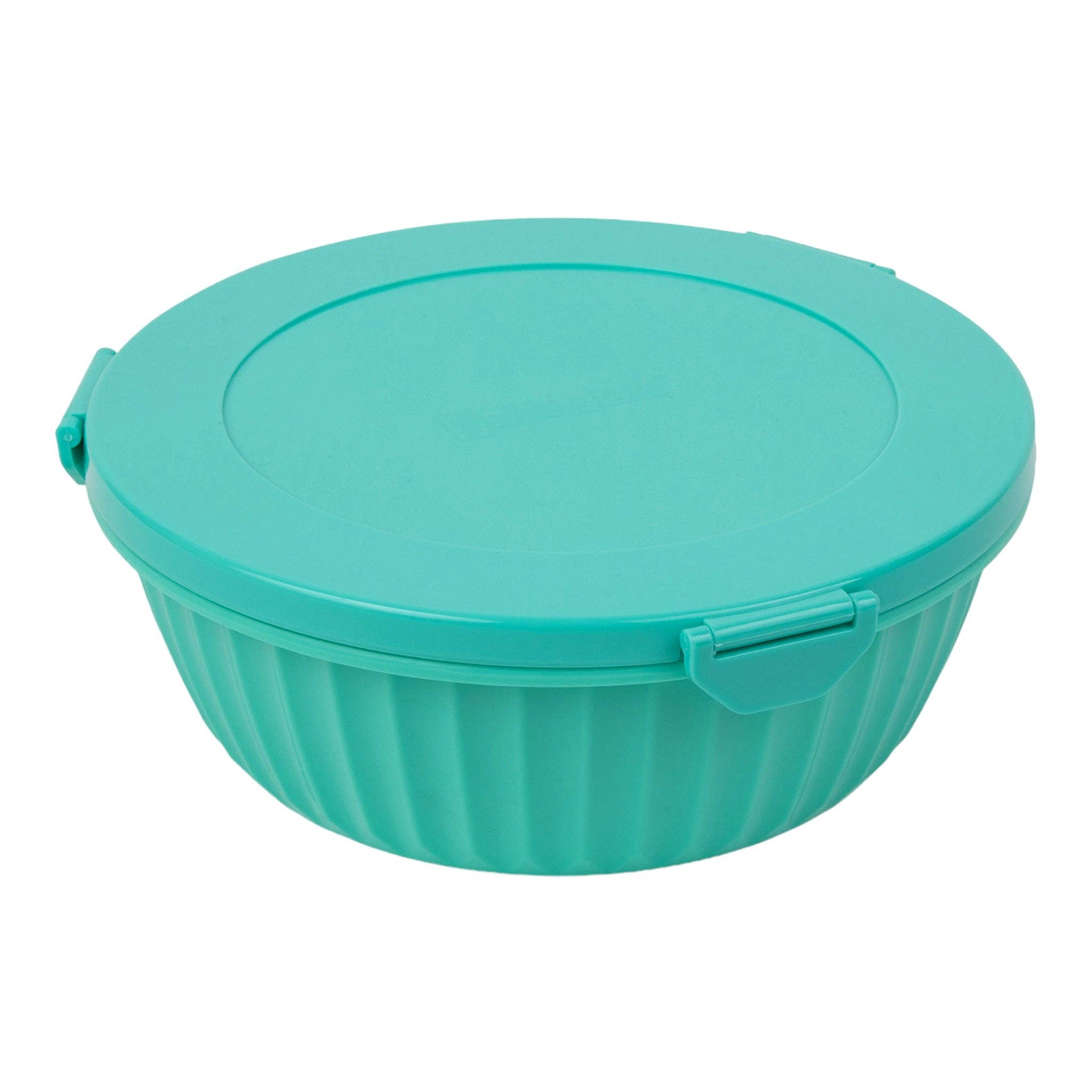 Bol à salade étanche avec séparateur 3 compartiments - Paradise Aqua - Yumbox - Boîte à repas - - La Guilde Culinaire