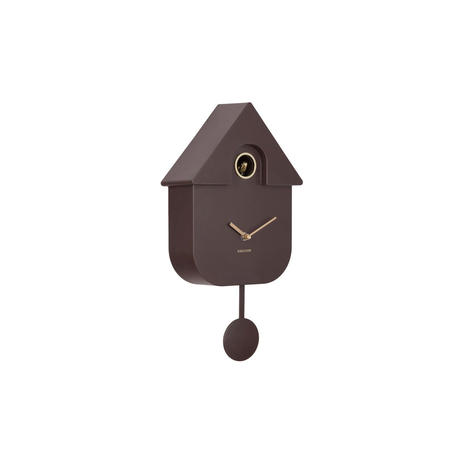 Horloge "The Modern Cuckoo" Brun terre - Horloge Karlsson - Horloge - M5-KMC-DB01 - La Guilde Culinaire