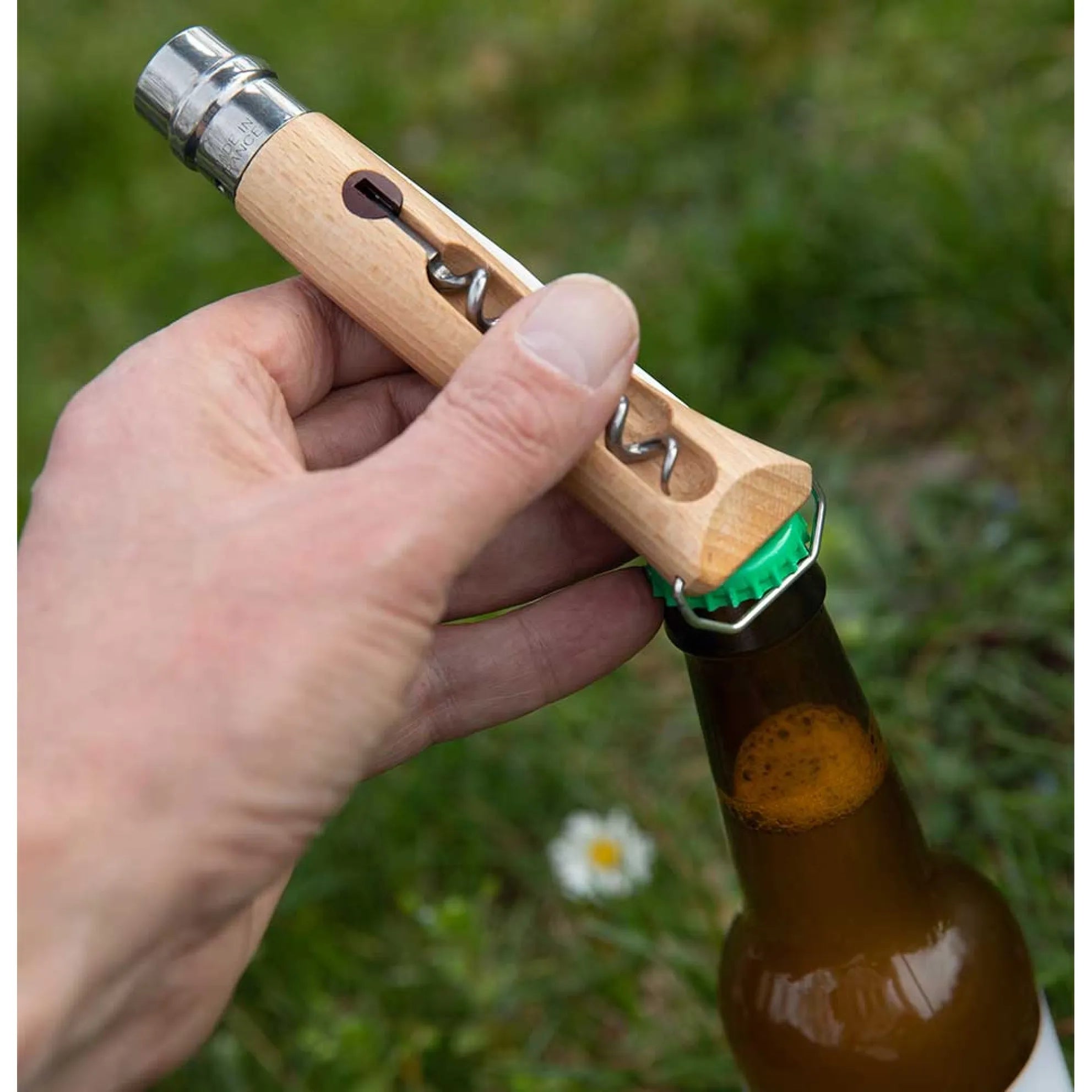 Opinel - N°10 Tire-Bouchon Décapsuleur - Opinel - Couteau de poche - - La Guilde Culinaire
