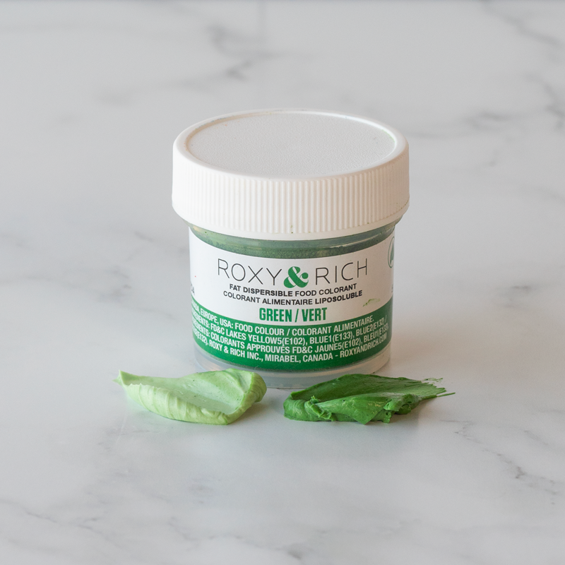 Colorant Alimentaire Liposoluble Vert - Roxy & Rich - Colorant alimentaire liposoluble - - La Guilde Culinaire