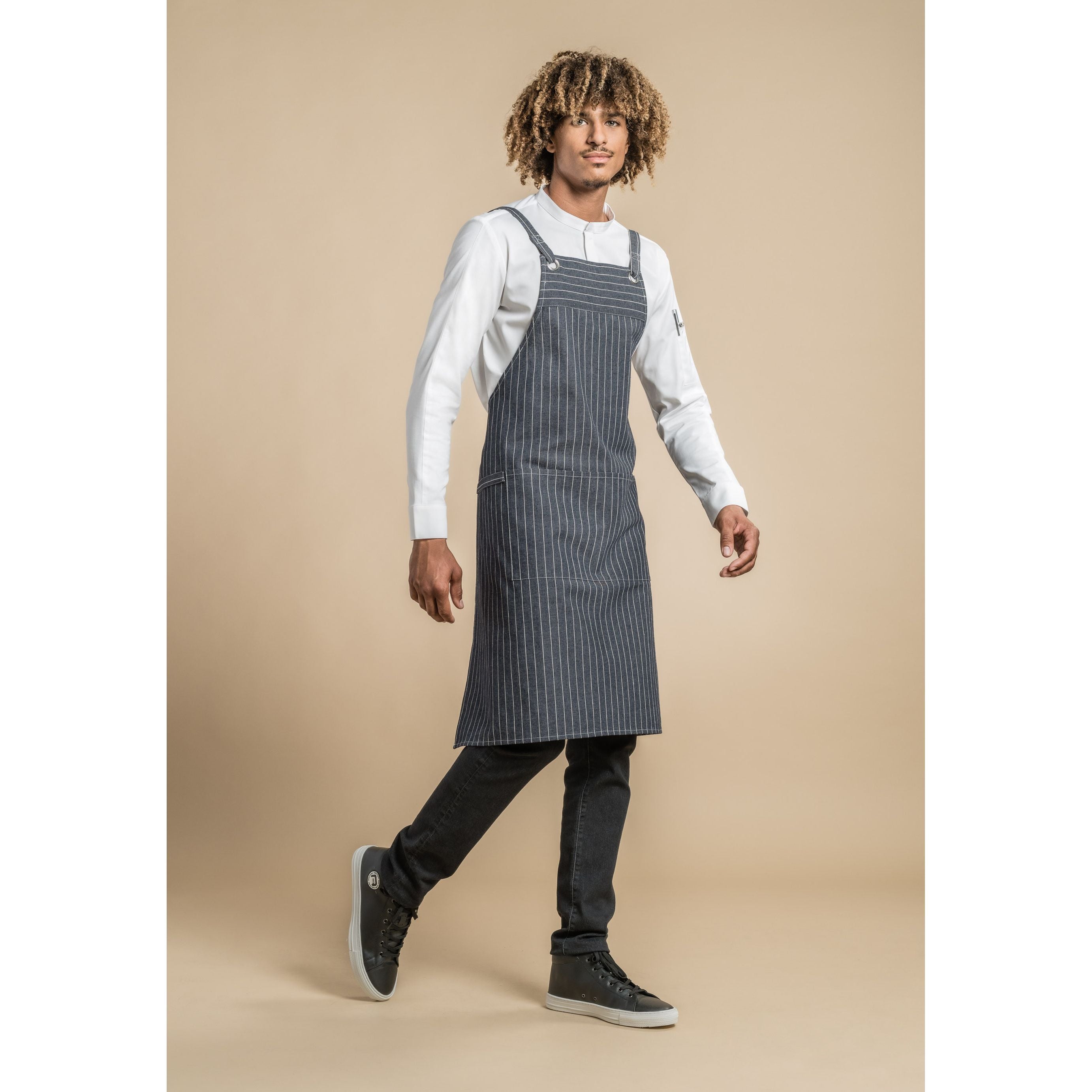 Tablier de cuisine GINGER Denim * Denim T1 - Clement Design - Tablier cuisine - GINGER T1 - La Guilde Culinaire