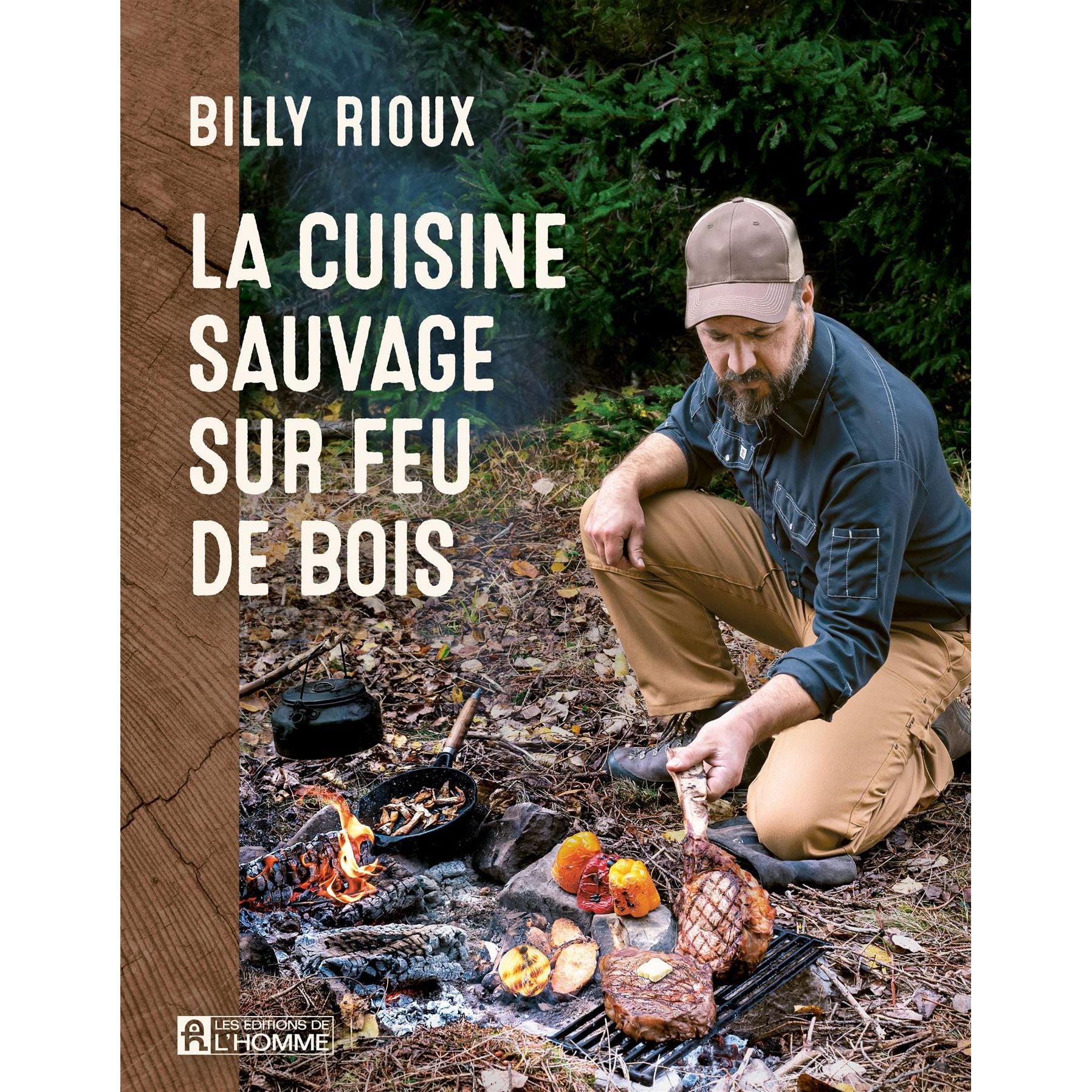 La cuisine sauvage sur feu de bois - De L'Homme Ed. - Livre - - La Guilde Culinaire