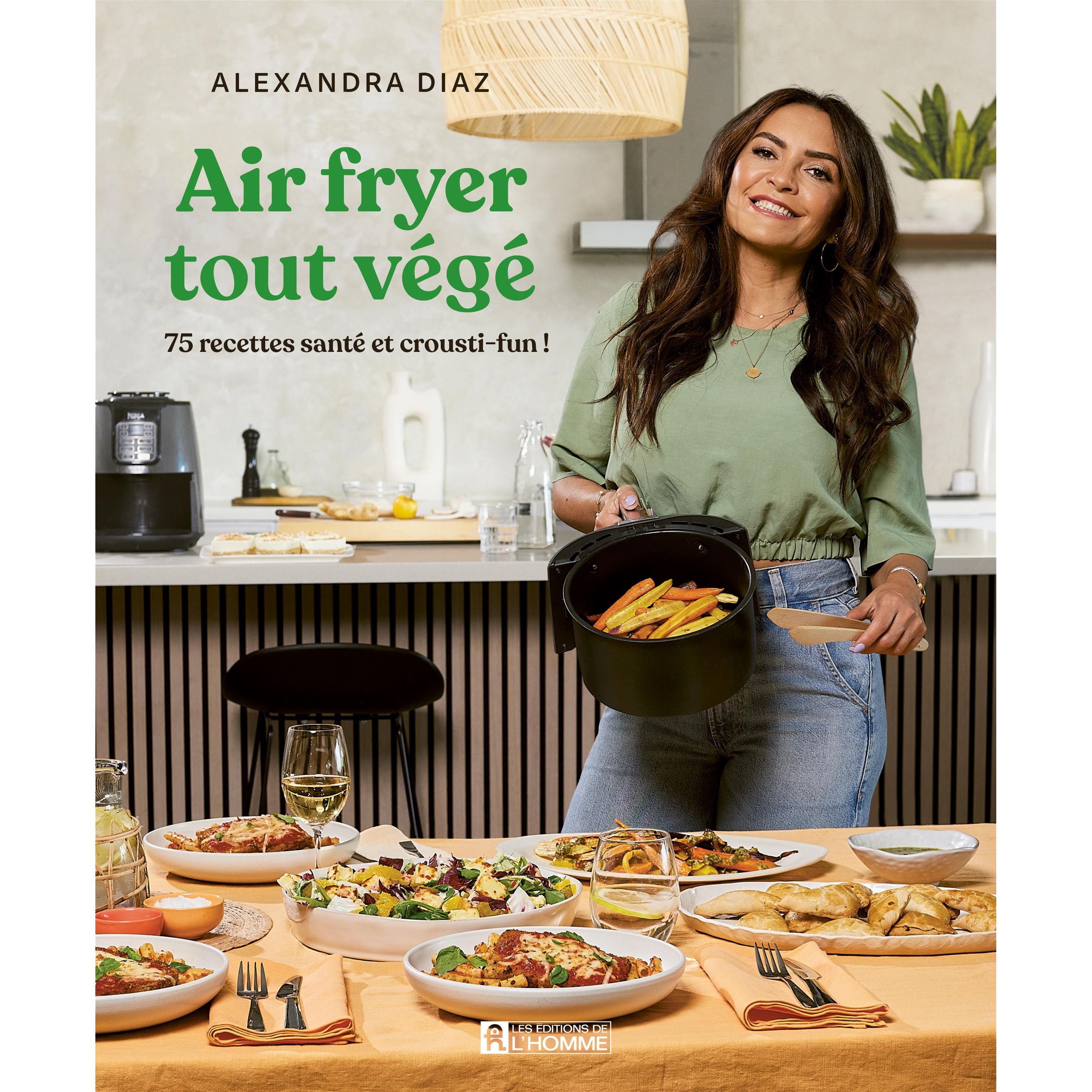 L'Air fryer tout végé - De L'Homme Ed. - Livre de cuisine - - La Guilde Culinaire