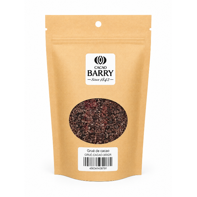Grué de cacao 300g - Cacao Barry - Grué de cacao - GRUÉ-CACAO-300GR - La Guilde Culinaire