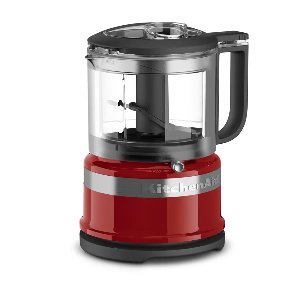 Mini hachoir de 3,5 tasses Rouge empire - Kitchenaid - Robot mélangeur - KFC3516ER - La Guilde Culinaire