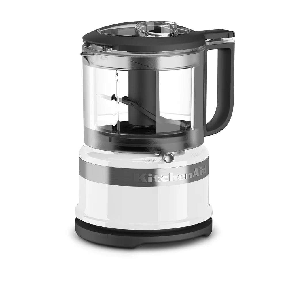 Mini hachoir de 3,5 tasses Blanc - Kitchenaid - Robot mélangeur - KFC3516WH - La Guilde Culinaire