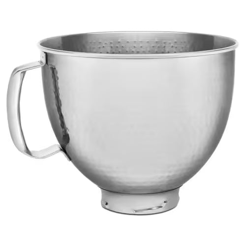 Bol en acier inoxydable martelé de 4,7 L - Kitchenaid - Bol batteur sur socle - - La Guilde Culinaire