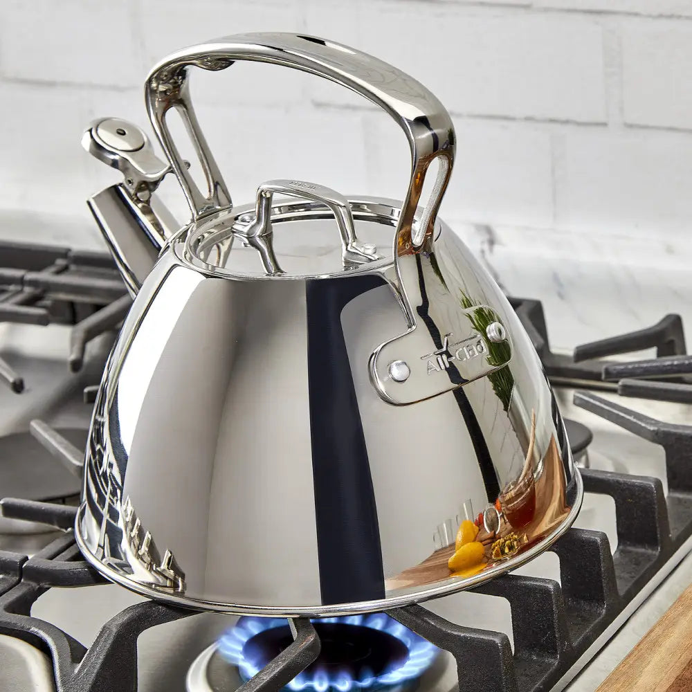 Bouilloire en Acier Inoxydable pour Cuisinière, 1.9 L - All-Clad - Bouilloire - - La Guilde Culinaire
