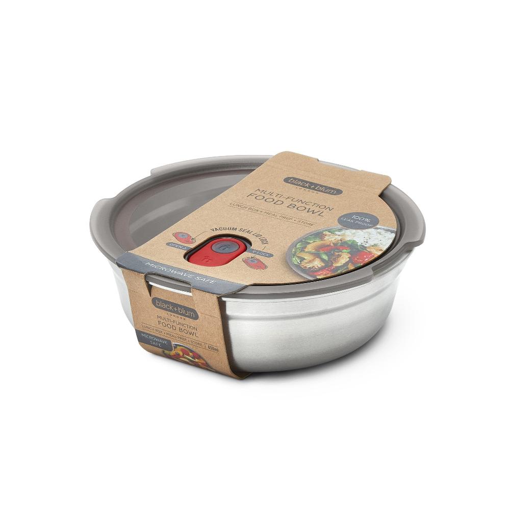 Bol alimentaire multifonction en acier - Petit - Black + Blum London - Boîte à repas - - La Guilde Culinaire
