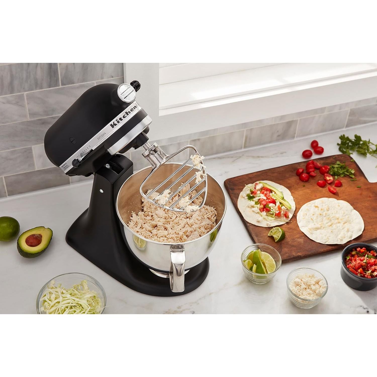 Fouet plat et grattoir KSMPB5SS pour KitchenAid - Kitchenaid - Fouets batteur sur socle - - La Guilde Culinaire