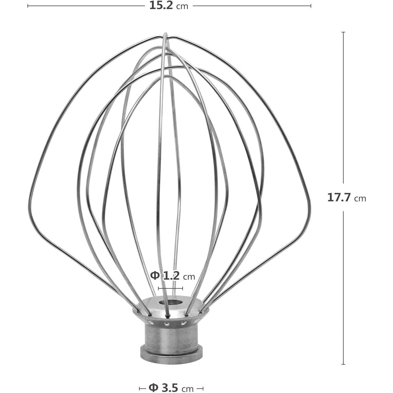Fouet à 6 fils en acier inoxydable KN256WW pour KitchenAid - Kitchenaid - Fouets batteur sur socle - - La Guilde Culinaire
