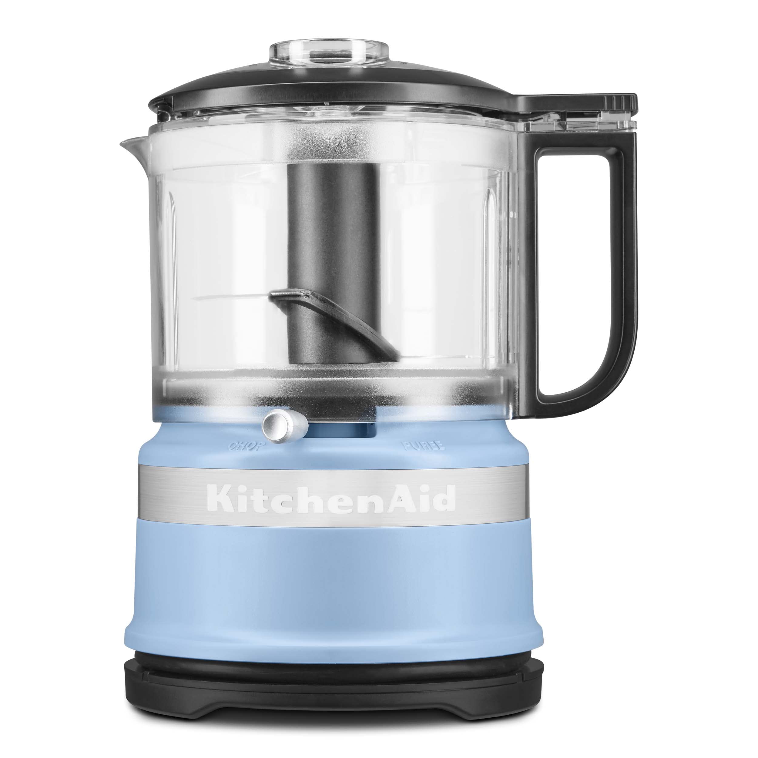 Mini hachoir de 3,5 tasses Velours bleu - Kitchenaid - Robot mélangeur - KFC3516VB - La Guilde Culinaire
