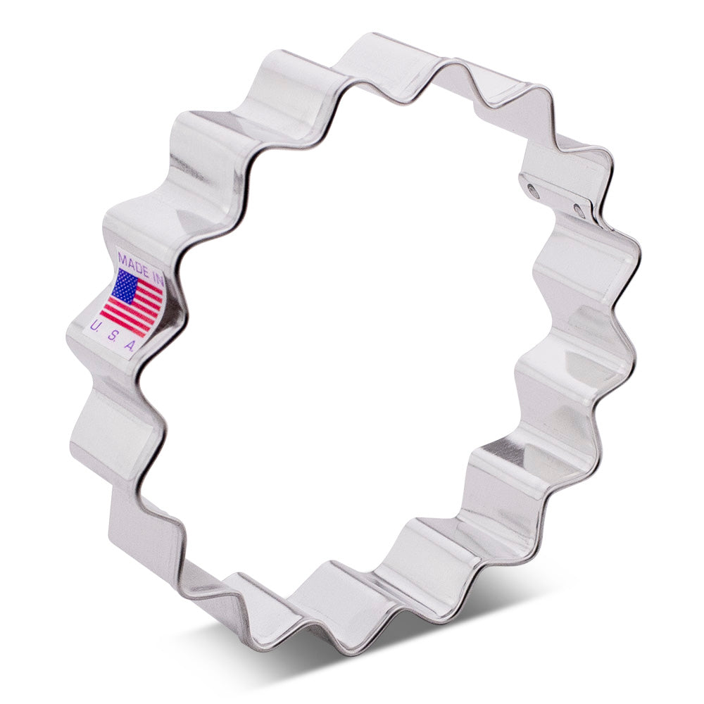 Emporte-pièce cercle cannelé, 4" x 4" - Ann Clark Cookie Cutters - Emporte-pièce - - La Guilde Culinaire
