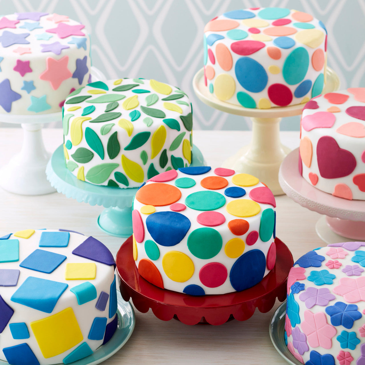 Ensemble de découpoirs à fondant ronds, 6 pièces - Wilton - Emporte-pièce - - La Guilde Culinaire