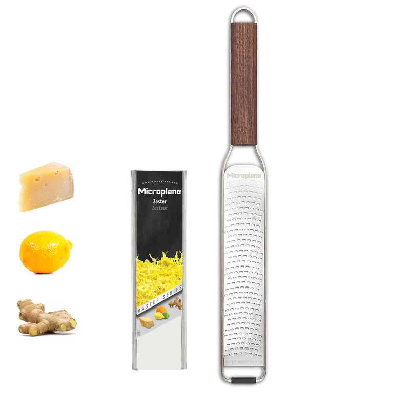 Zesteur-Râpe - Master Série manche en Noyer, Microplane - Microplane - Râpe et zesteur - - La Guilde Culinaire