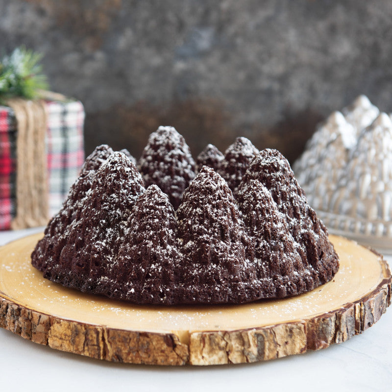 Moule à gâteau Bundt Forêt de sapins Silver - Nordic Ware - Moule à gâteaux - - La Guilde Culinaire