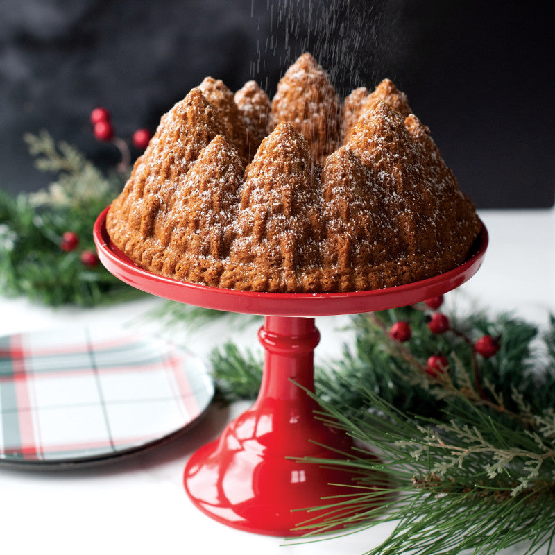 Moule à gâteau Bundt Forêt de sapins Silver - Nordic Ware - Moule à gâteaux - - La Guilde Culinaire
