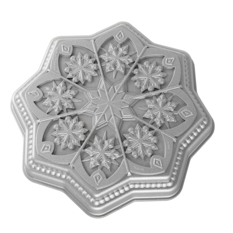 Moule à gâteau flocon de neige Silver - Nordic Ware - Moule à gâteaux - - La Guilde Culinaire