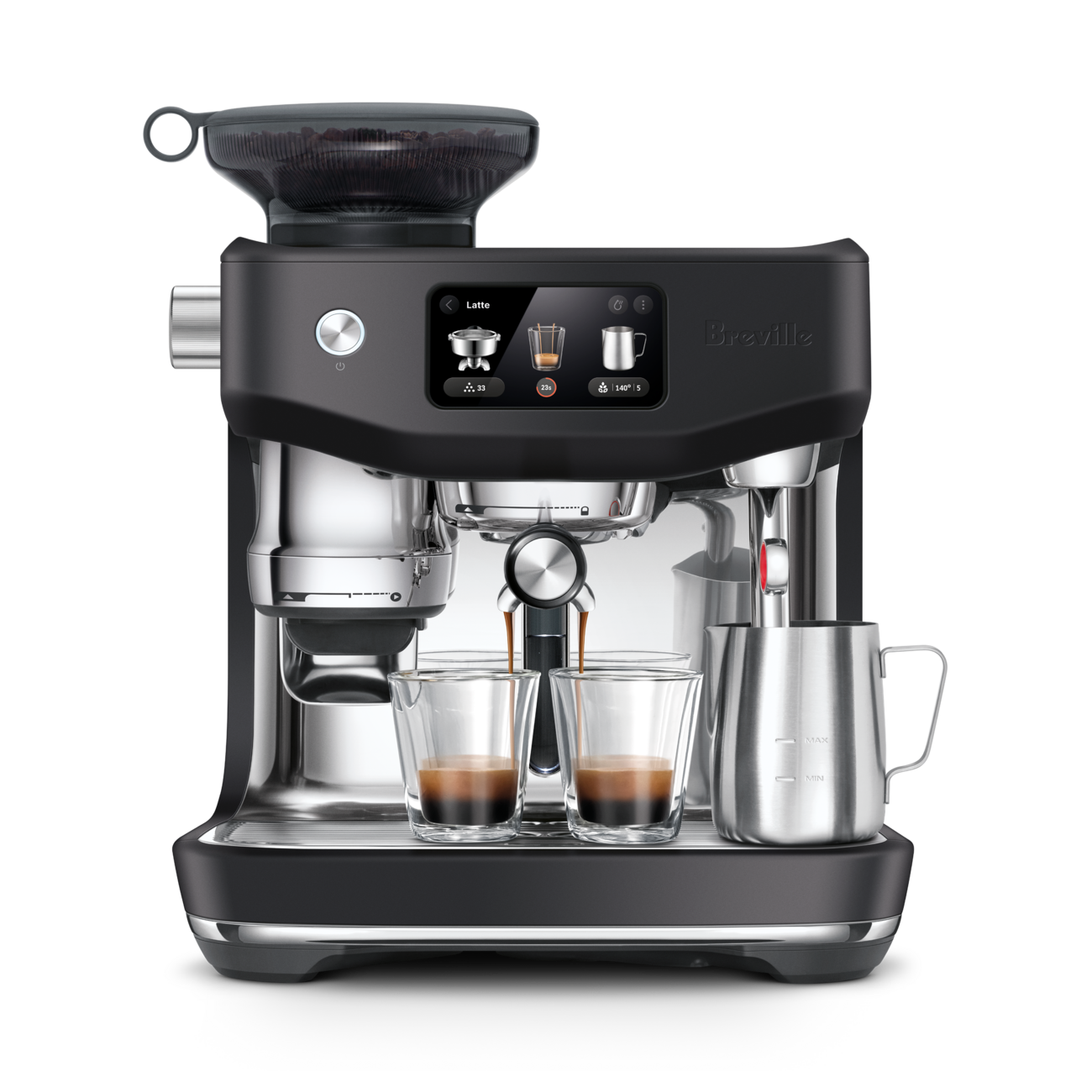 Machine à Café The Oracle Jet Truffe noire - Breville - Machine à espresso - BES985BTR1BNA1 - La Guilde Culinaire