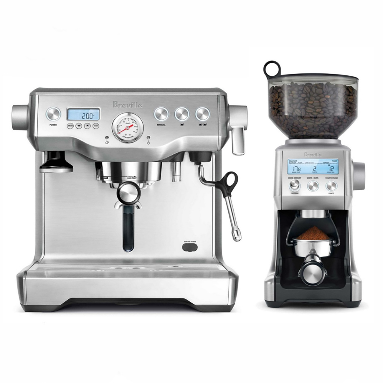 Machine à Café The Dynamic Duo - Breville - Machine à espresso - - La Guilde Culinaire