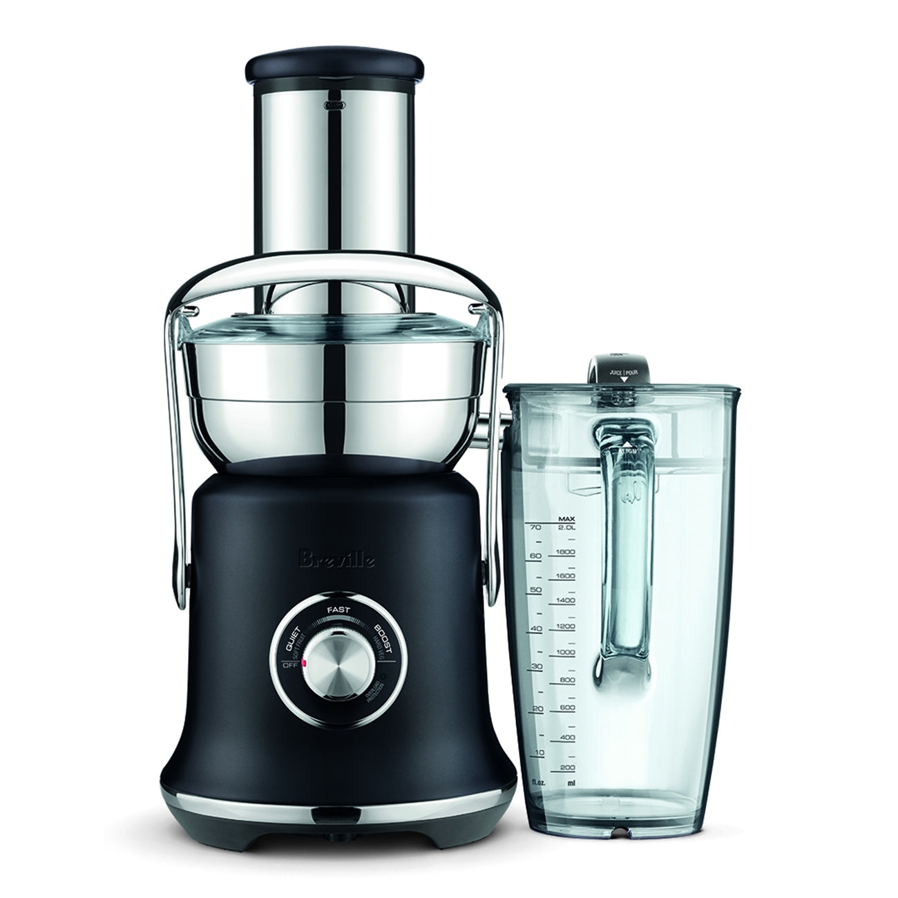 Extracteur de jus The Juice Fountain Cold XL Truffe noire - Breville - Extracteur de jus - BJE830BTR1BCA1 - La Guilde Culinaire
