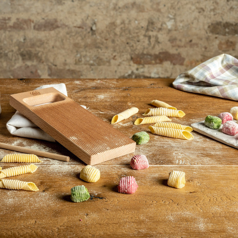 Planche à gnocchi Rigagnocchi avec tige pour garganelli - Marcato Design - Planche à Gnocchi - - La Guilde Culinaire