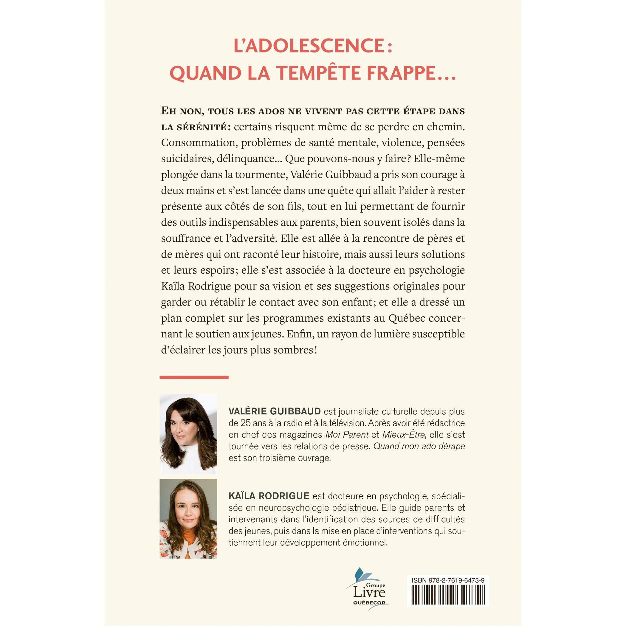 Quand mon ado dérape : Guide de survie pour parents démunis - De L'Homme Ed. - Livre - - La Guilde Culinaire