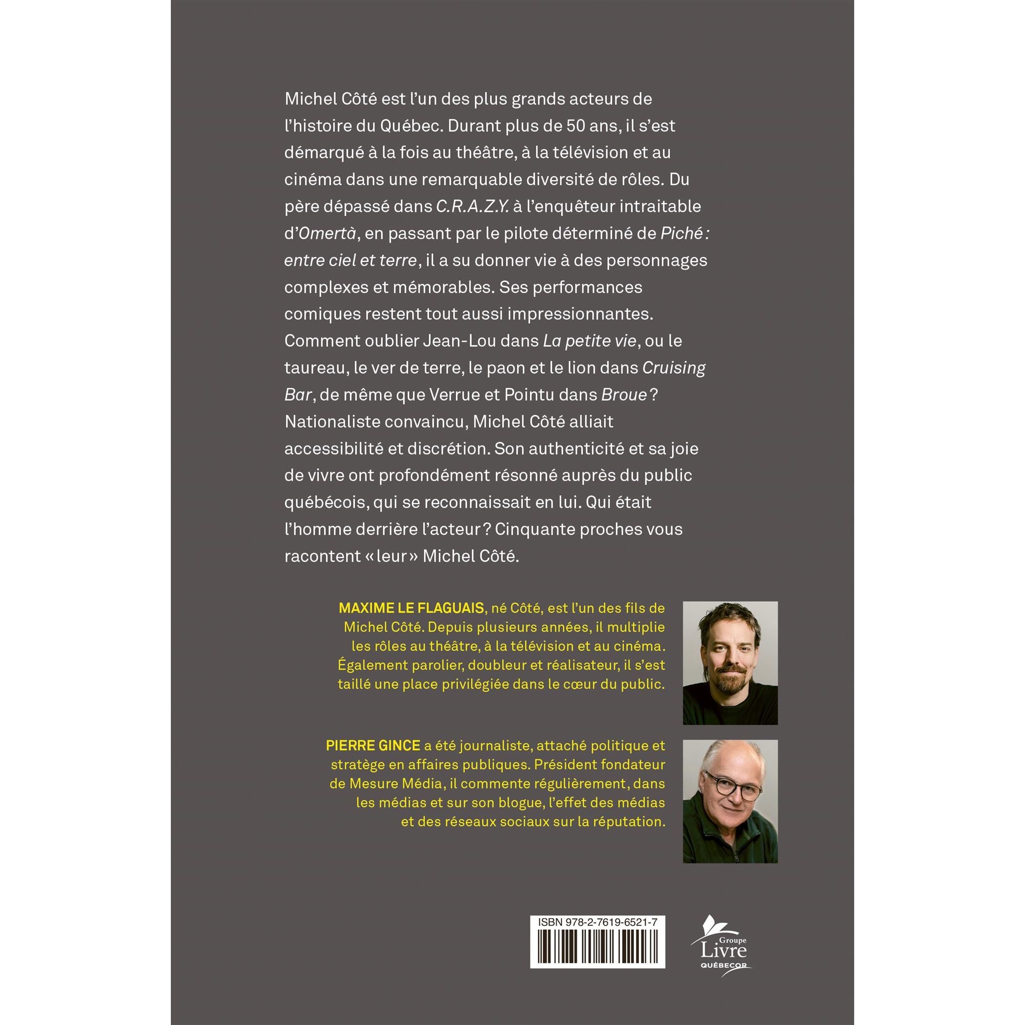 Michel Côté et nous : 50 regards sur l'homme et son œuvre - De L'Homme Ed. - Livre de cuisine - - La Guilde Culinaire