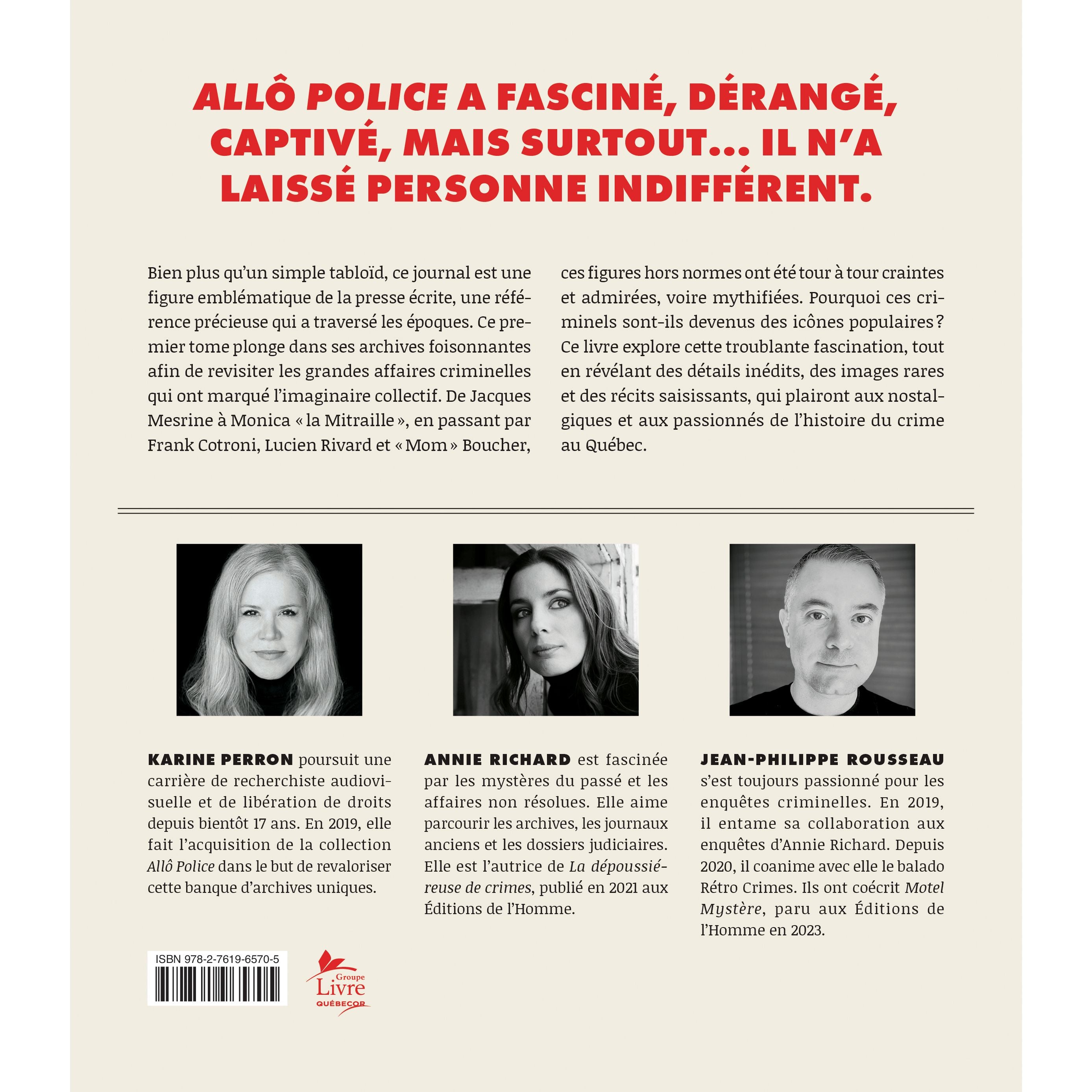 La filière Allô Police - De L'Homme Ed. - Livre - - La Guilde Culinaire