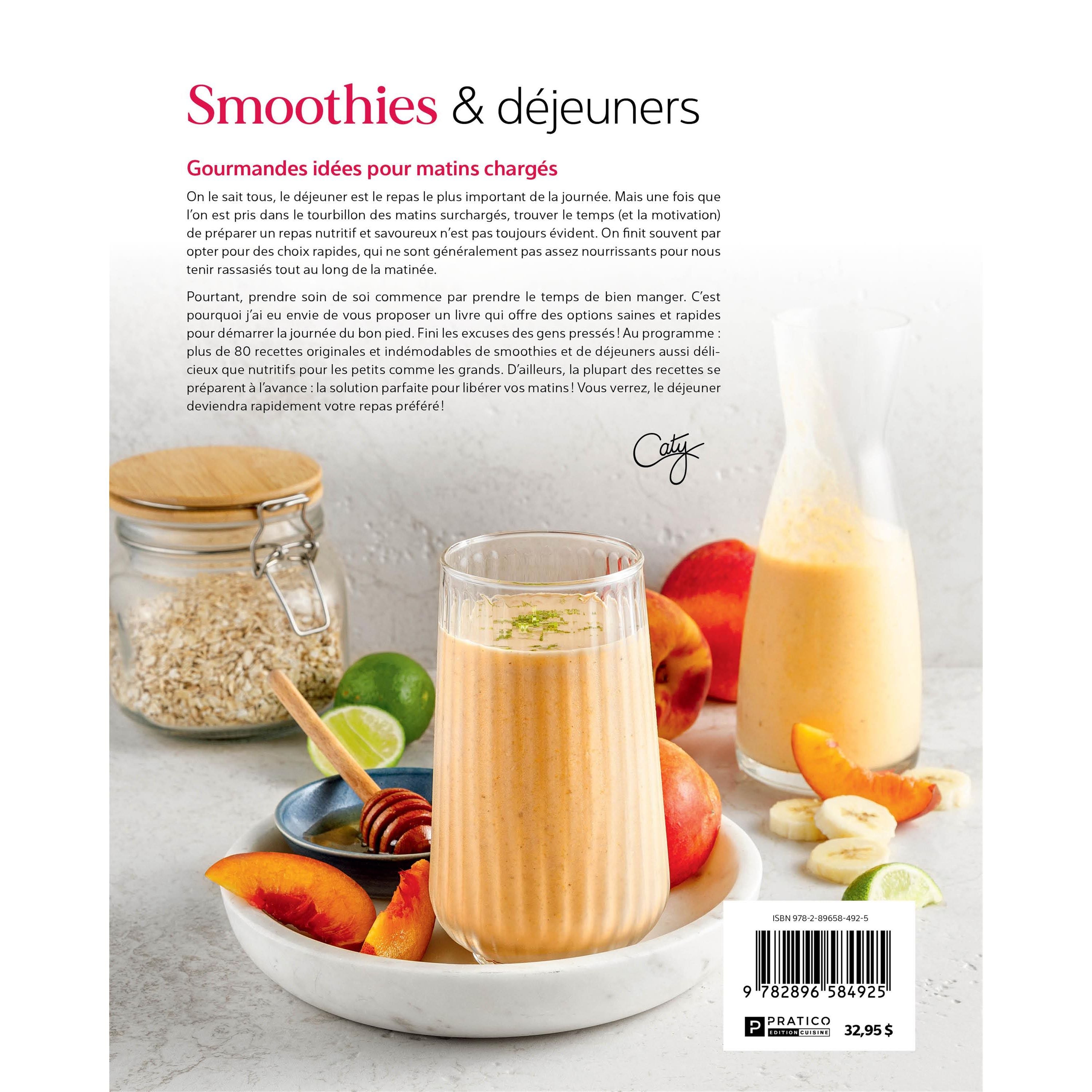 Smoothies & déjeuners - Pratico Ed. - Livre de cuisine - - La Guilde Culinaire