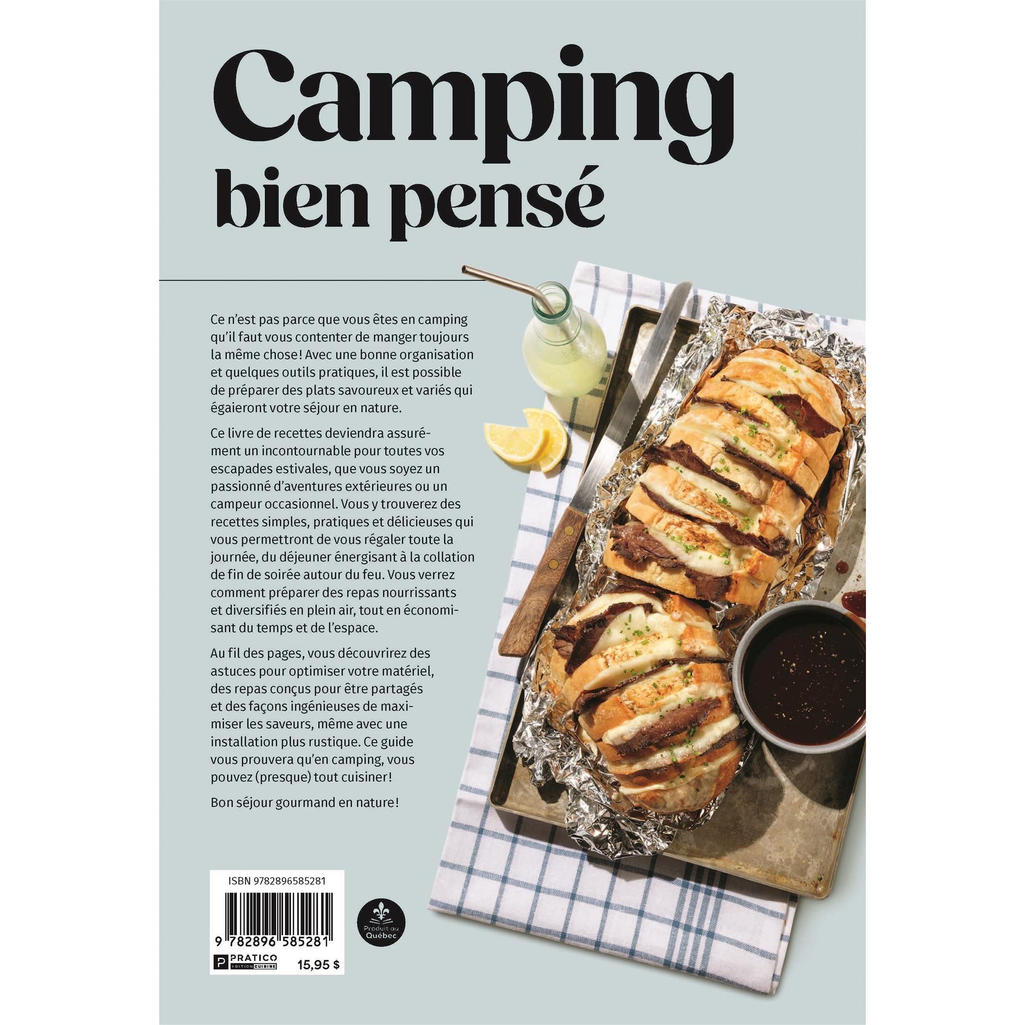Camping bien pensé - Pratico Ed. - Livre de cuisine - - La Guilde Culinaire