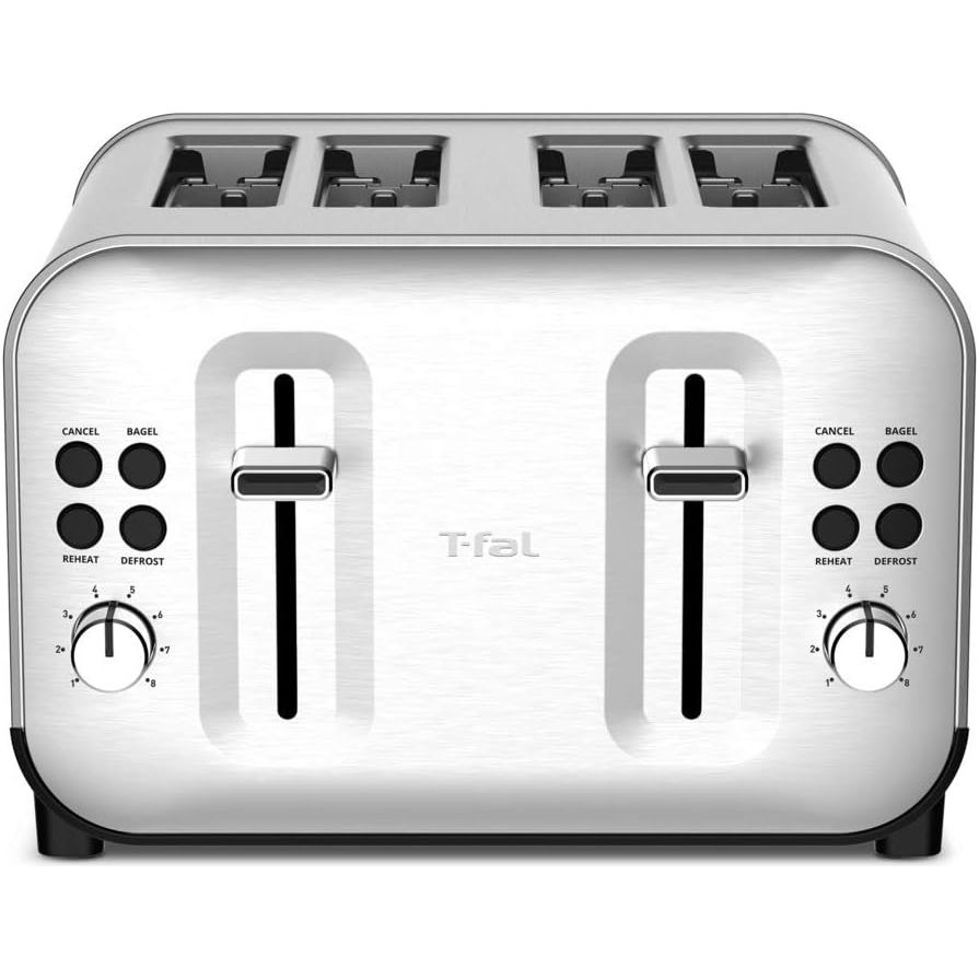 Grille-pain 4 tranches, argenté T-fal * - T-fal - Grille-pain - - La Guilde Culinaire