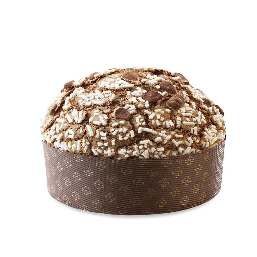 Panettone à l'orange confite sans raisins glacé 500g - Filippi Pâtisserie - Panettone - - La Guilde Culinaire