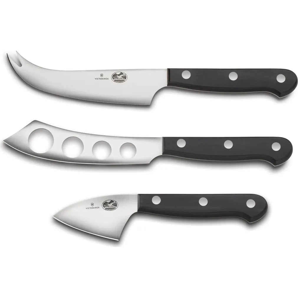 Ensemble de 3 couteaux à fromage - Victorinox - Couteau à fromage - - La Guilde Culinaire